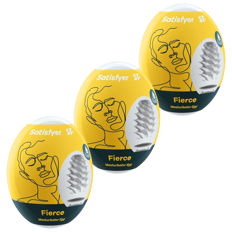 Ilhaerotica - SATISFYER - 3 OVOS MASTURBADORES FIERCE