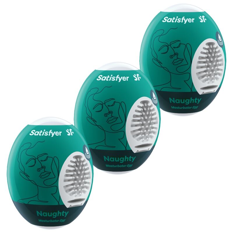 Ilhaerotica - SATISFYER - 3 OVOS MASTURBADOR NAUGHTY