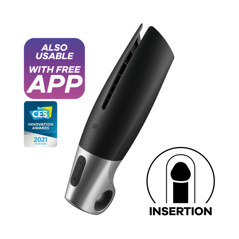 Ilhaerotica - SATISFYER - MASTURBADOR POWER PRETO