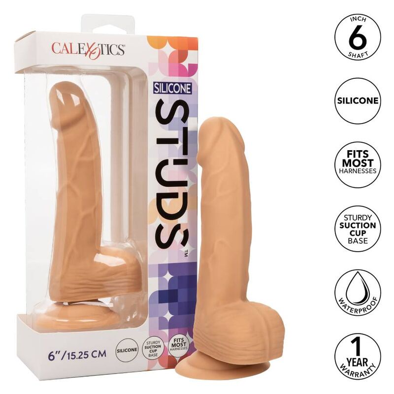 Ilhaerotica - CALEXOTICS - SILICONE STUDS 15.24 CM PELE