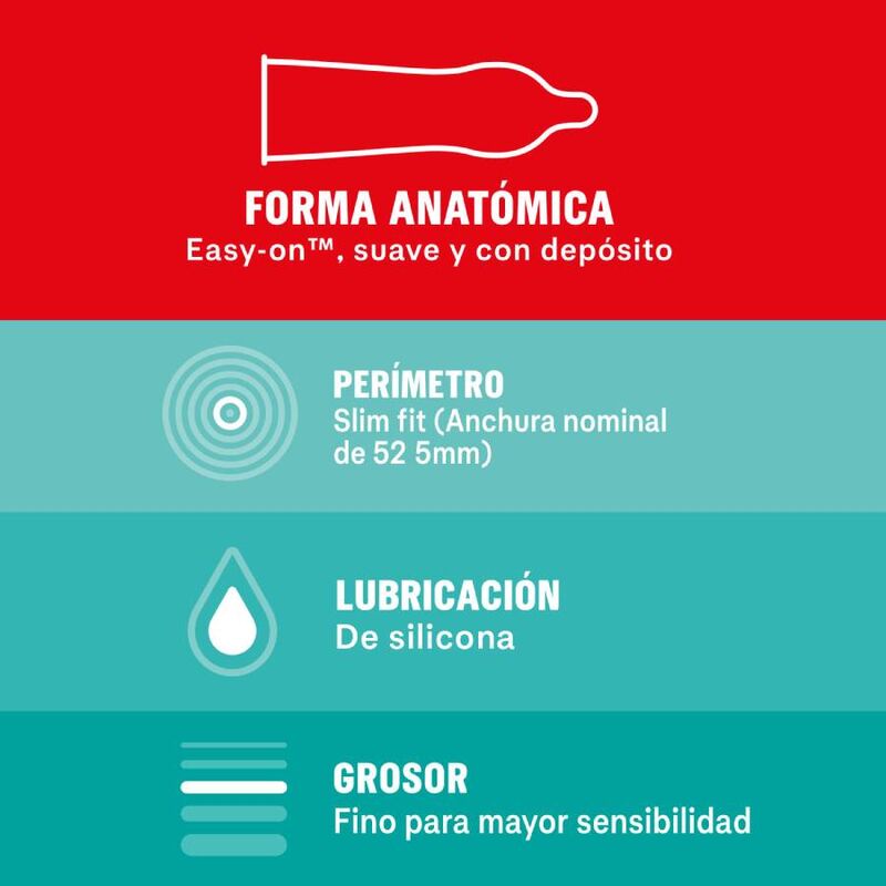 DUREX - SENSITIVO SLIM FIT 10 UNIDADES - Image 2