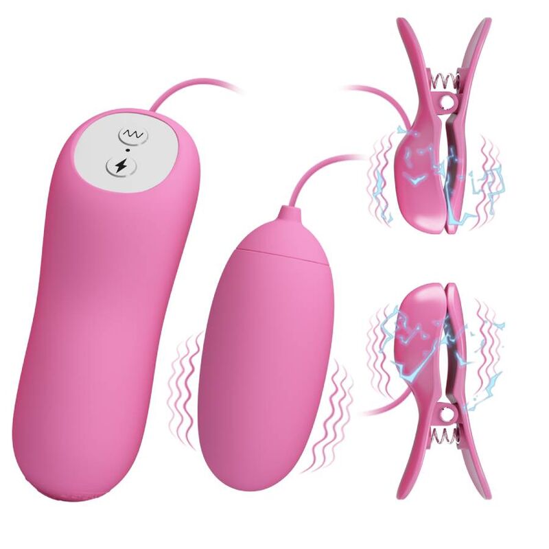 PRETTY LOVE - PINA COM VIBRAO E ELETROSHOCK ROSA - Image 2