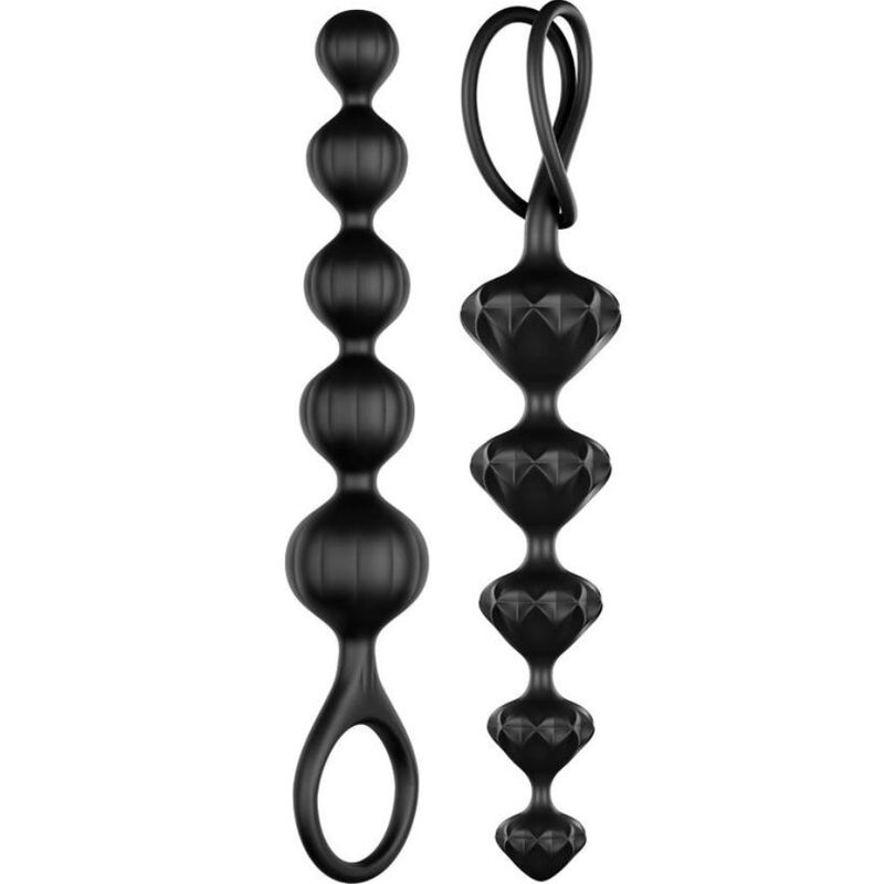 Ilhaerotica - SATISFYER - CONTAS DE AMOR PRETAS