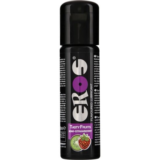 Ilhaerotica - EROS - FRUTAS SABOROSAS MORANGO E KIWI LUBRIFICANTE 100 ML