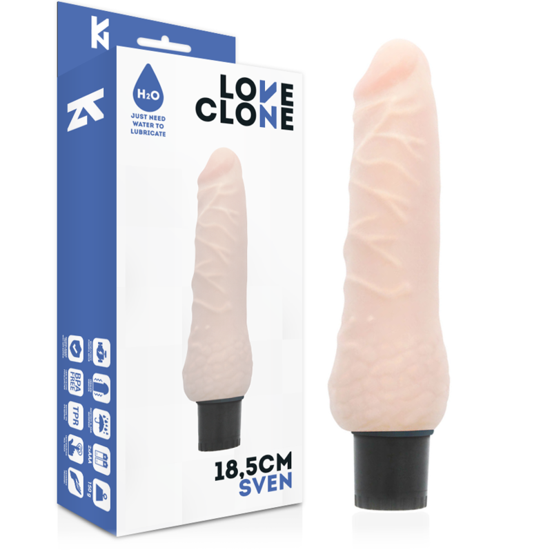 Ilhaerotica - LOVECLONE - VIBRADOR AUTO LUBRIFICANTE SVEN 18.5 CM -O- 3.3 CM