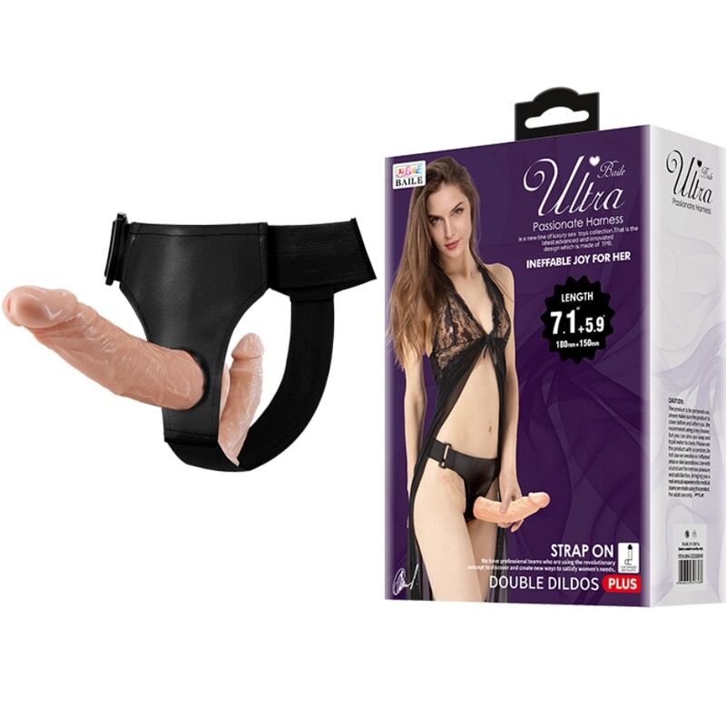 Ilhaerotica - BAILE - ULTRA APAIXONADO DILDOS DUPLOS COM ARNÊS