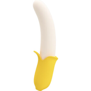 PRETTY LOVE – BANANA GEEK SUPER POWER 7 VIBRAÕES PARA CIMA E PARA BAIXO SILICONE PRETO