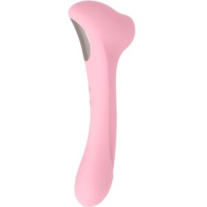 FEMINTIMATE – MASSAGEADOR DAISY SUCÇÃO E VIBRADOR ROSA