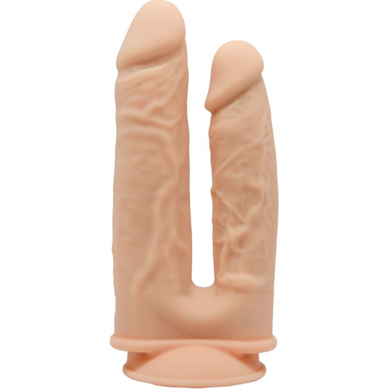 Ilhaerotica - SILEXD - MODELO 1 VIBRADOR DE DUPLA PENETRAÇÃO DE PÊNIS REALISTA PREMIUM SILEXPAN CONTROLE REMOTO DE SILICONE 17.5 / 19.5 CM