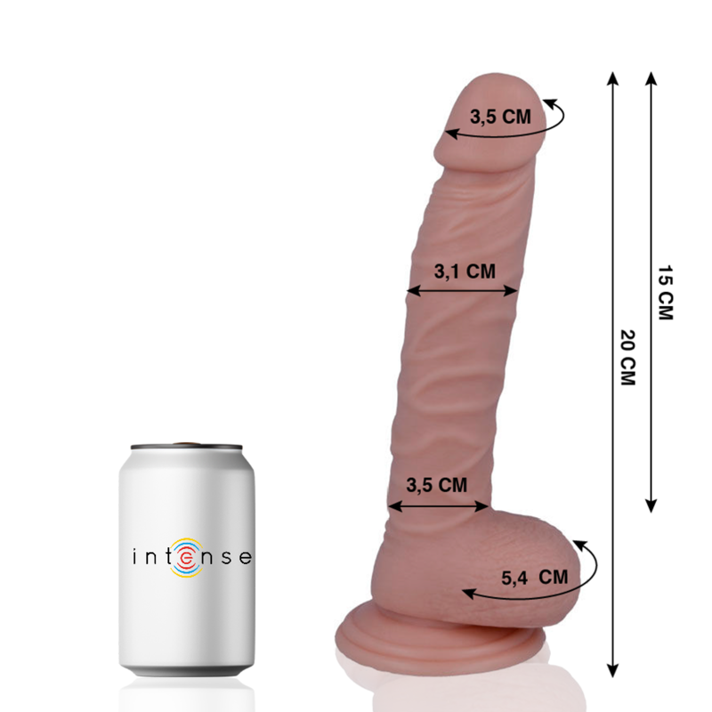 Ilhaerotica - MR INTENSE - 19 REALISTIC PENIS 20 CM -O- 3.1 CM