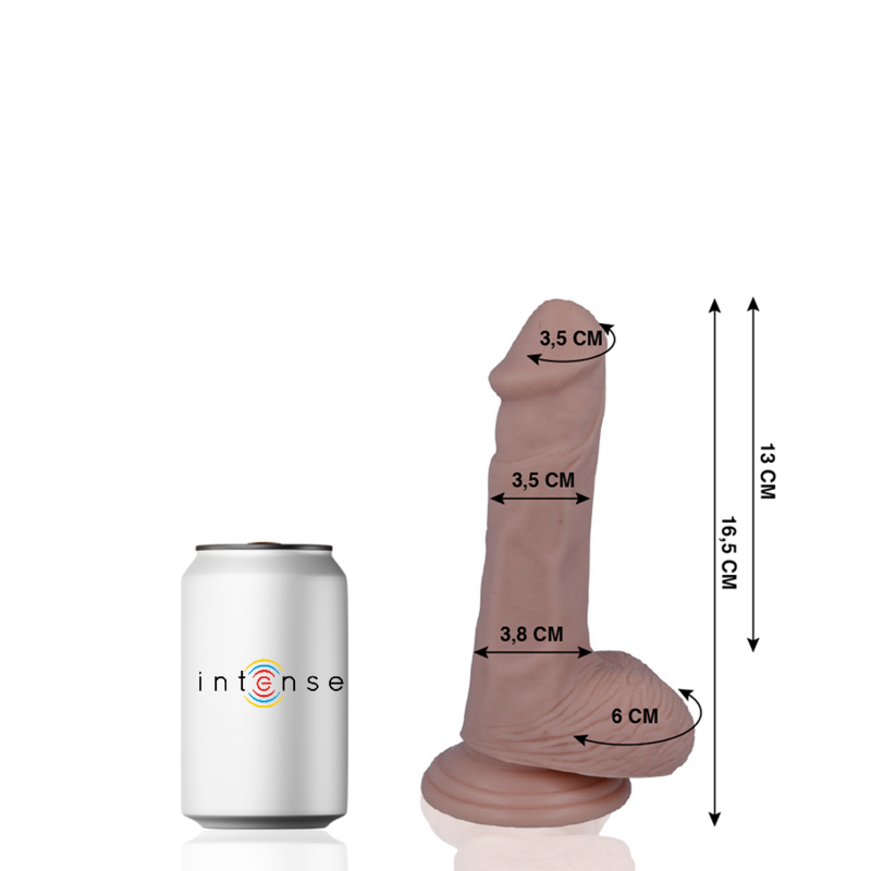 Ilhaerotica - MR INTENSE - 5 REALISTIC PENIS 16.5 CM -O- 3.5 CM
