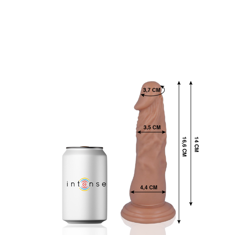 Ilhaerotica - MR INTENSE - 6 REALISTIC PENIS 16.6 CM -O- 4.4 CM