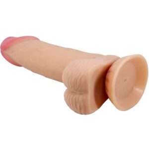 PRETTY LOVE – SÉRIE SLIDING SKIN DILDO REALÍSTICO COM VENTOSA DESLIZANTE PELE 19,4 CM