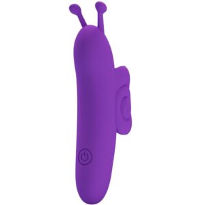 PRETTY LOVE – SNAIL ESTIMULADOR DE DEDO ROXO PODEROSO