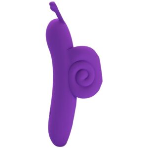 PRETTY LOVE – SNAIL ESTIMULADOR DE DEDO ROXO PODEROSO