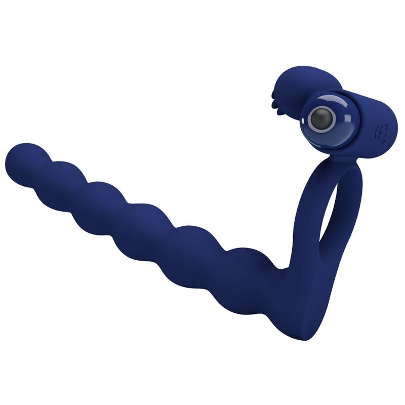Ilhaerotica - PRETTY LOVE - AJMAL ANEL VIBRADOR COM PLUG AZUL