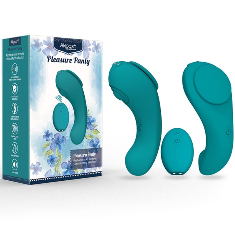 Ilhaerotica - ARMONY - PLEASURE PANTY VIBRADOR CONTROLE REMOTO 3 VELOCIDADES VERDE