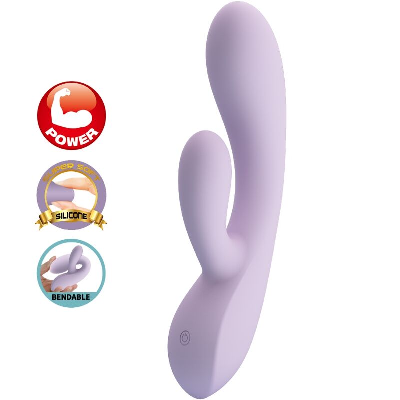 Ilhaerotica - PRETTY LOVE - VIBRADOR ROSOLYN RABBIT 10 VIBRAÇÕES ROXO