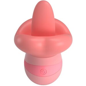 PRETTY LOVE – ESTIMULADOR DE CLITÓRIS KYLEE TONGUE 10 VIBRAÇÕES ROSA NUDE