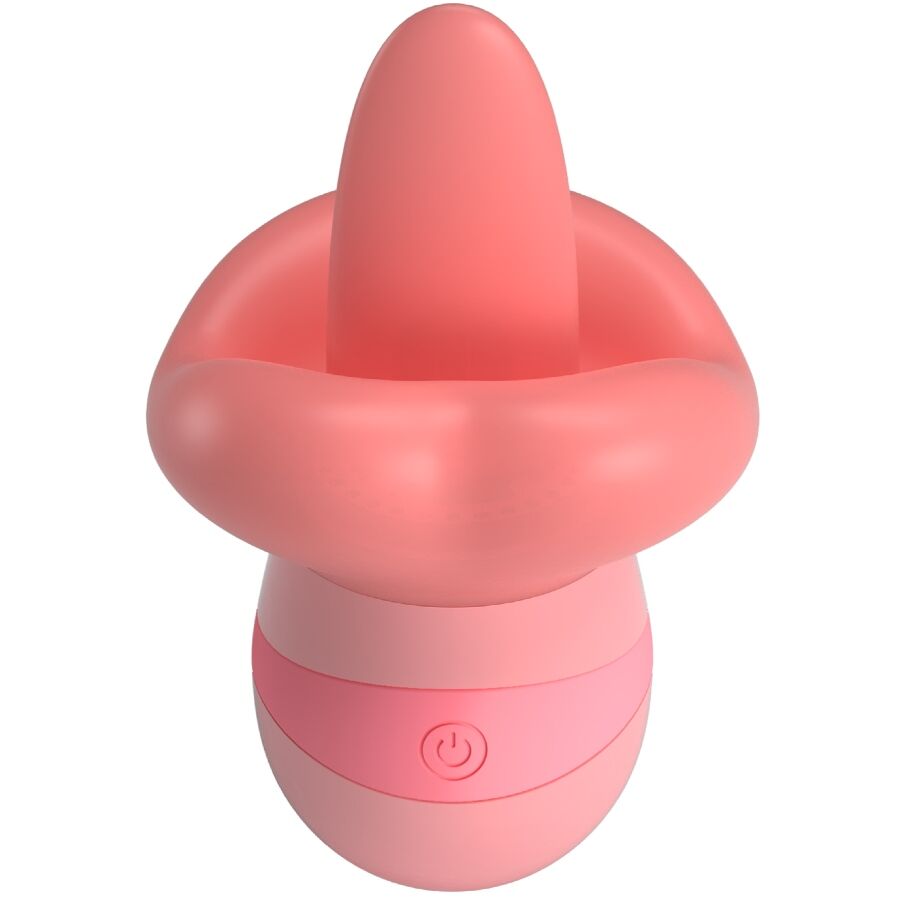 Ilhaerotica - PRETTY LOVE - ESTIMULADOR DE CLITÓRIS KYLEE TONGUE 10 VIBRAÇÕES ROSA NUDE