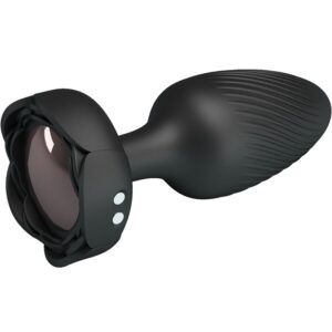 PRETTY LOVE – VARIAN ANAL PLUG COM LUZ LED PRETO 10,8 CM