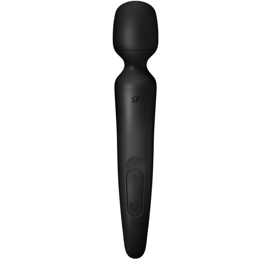 Ilhaerotica - SATISFYER - WAND ERLAND MASSAGEADOR VIBRATÓRIO PRETO