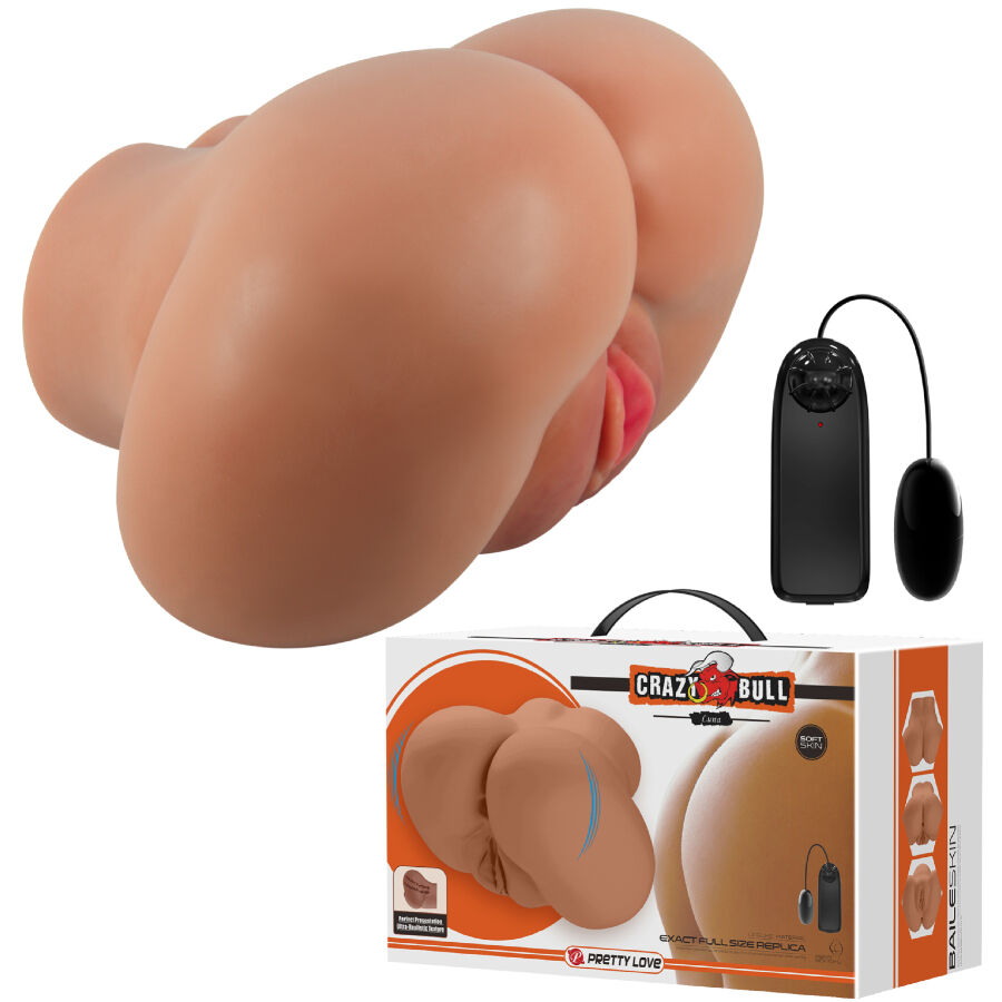CRAZY BULL - VIBRADOR LUNA COM CONTROLE REMOTO REALISTA DE VAGINA E ÂNUS - Image 2