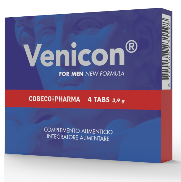 Ilhaerotica - COBECO - VENICON PARA HOMENS 4 TABS
