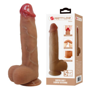 PRETTY LOVE – ORTON DILDO REALISTA COM VENTOSA 23,5 CM -Ø- 4,9 CM