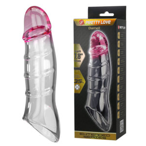 PRETTY LOVE – DARNELL CAPA DE PÊNIS COM EFEITO TRANSPARENTE