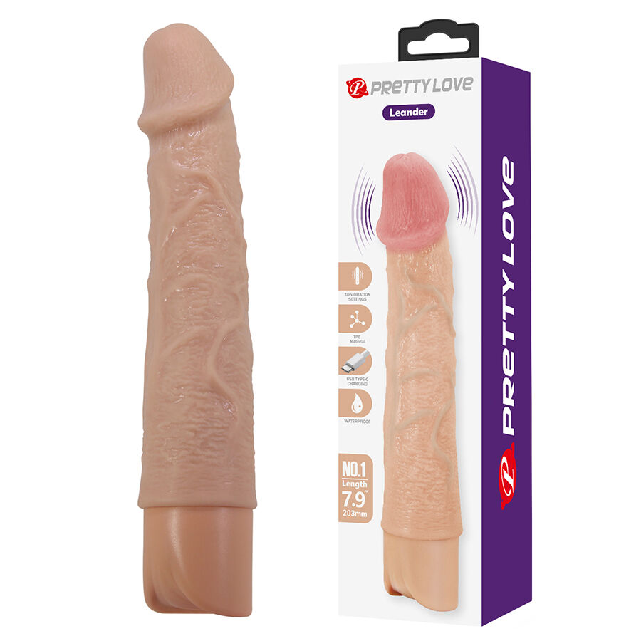 PRETTY LOVE - LEANDER VIBRADOR FLEXÍVEL E REALISTA - Image 2