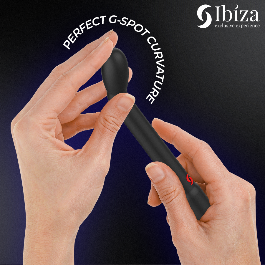 IBIZA - VIBRADOR DE PONTO G PRETO COM VIBRAÇÃO - Image 3
