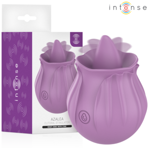 INTENSE – AZALEA ESTIMULANTE CLITÓRIS FLOR 10 VIBRAÇÕES ROXO
