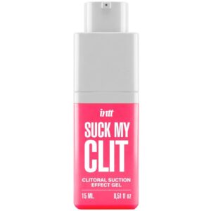 INTT – SUCK MY CLIT GEL COM EFEITO DE SUCÇÃO MORANGO SILVESTRE 15 ML