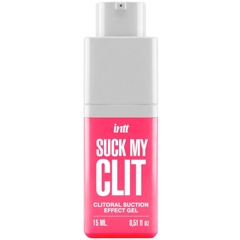 Ilhaerotica - INTT - SUCK MY CLIT GEL COM EFEITO DE SUCÇÃO MORANGO SILVESTRE 15 ML