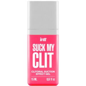 INTT – SUCK MY CLIT GEL COM EFEITO DE SUCÇÃO MORANGO SILVESTRE 15 ML