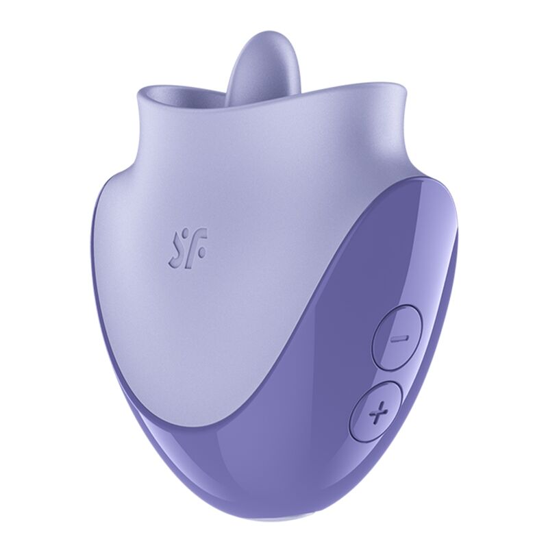 Ilhaerotica - SATISFYER - TONGUE DANCER ESTIMULADOR CLITORIANO COM VIBRAÇÃO E PULSAÇÕES LILÁS