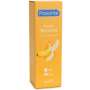 PASANTE – LUBRIFICANTE À BASE DE ÁGUA COM SABOR DE BANANA 75 ML