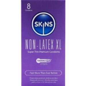 SKINS – CAMISINHAS SEM LÁTEX TAMANHO XL PACOTE COM 4