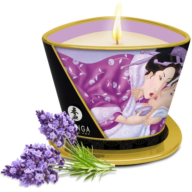 Ilhaerotica - SHUNGA - VELA DE MASSAGEM LAVANDA 170 ML