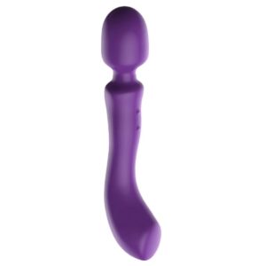 SHE.E.O – VARINHA MASSAGEADORA VIBRATÓRIA DE DUAS PONTAS ROXA