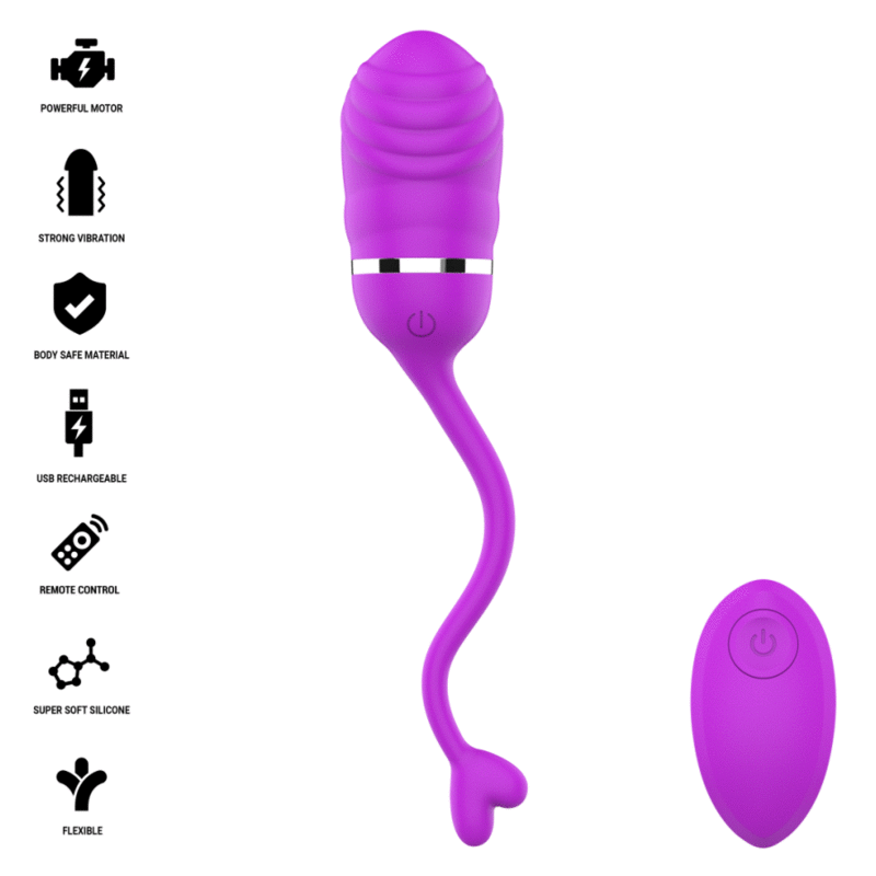 Ilhaerotica - INTENSE - SOOKIE OVO VIBRATÓRIO COM CONTROLE REMOTO ROXO