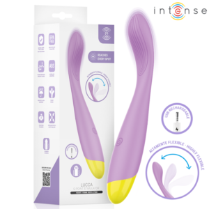 INTENSE – LUCCA ESTIMULADOR DE PONTO G FLEXÍVEL RECARREGÁVEL VIA USB