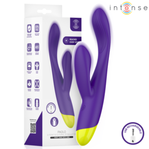 INTENSE – PAOLO ESTIMULADOR DE COELHO RECARREGÁVEL PARA PONTO G E CLITÓRIS