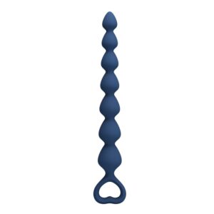MR PLAY – BOLINHAS ANAL DE SILICONE AZUIS E PLUG ANAL 26,7 CM