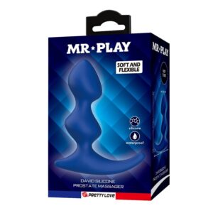 MR PLAY – PLUG ANAL AZUL ERGONÔMICO