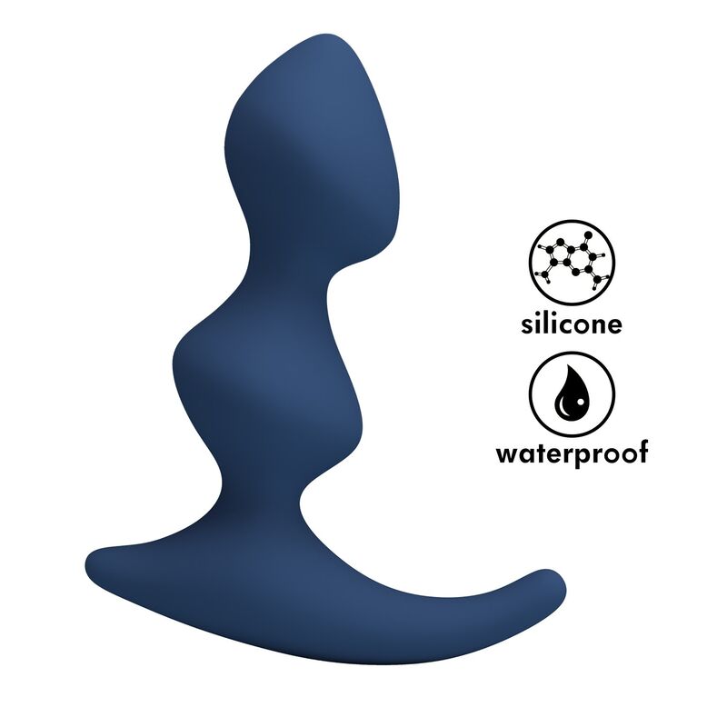 Ilhaerotica - MR PLAY - PLUG ANAL AZUL ERGONÔMICO