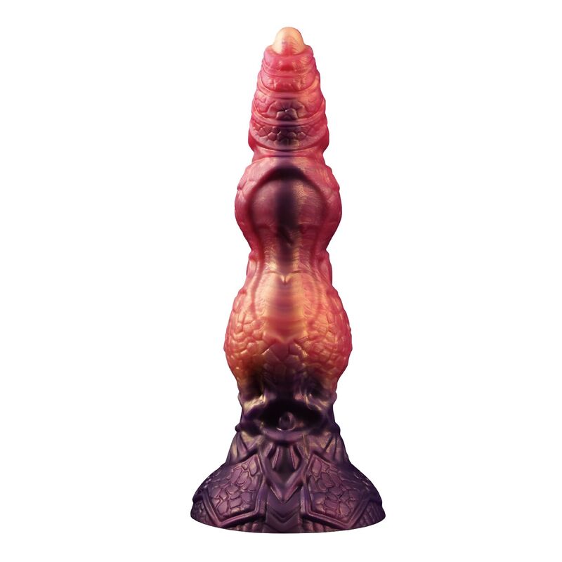 Ilhaerotica - POWER MONSTERS - SAVAGE BEASTLORD TRICOLOR FANTASY SILICONE DILDO 24 CM Ø 5 CM
