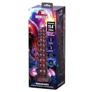 POWER MONSTERS – VOIDCLAW BRUTE BICOLOR DILDO DE SILICONE INFLÁVEL FANTASIA 29 CM Ø 5,7 CM