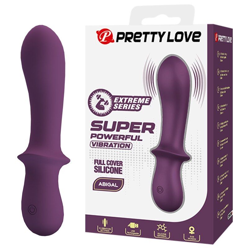 Ilhaerotica - PRETTY LOVE - VIBRADOR RECARREGÁVEL ABIGAIL COM 10 FUNÇÕES - ROXO